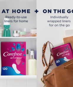 Carefree Original Thin Panty Liners, Daily Protection, Long, 92 Count (Pack of 1) 92 Count (Pack of 1) 11 71X4ZOJJodS