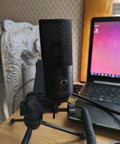 FIFINE USB Microphone, Metal Condenser Recording Microphone for Laptop MAC or Windows Cardioid Studio Recording Vocals, Voice Overs,Streaming Broadcast and YouTube Videos-K669B Black 40 71X5qFnA4CL