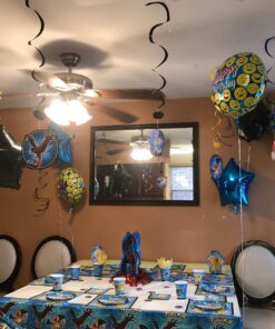 Amscan 12 Count Pokemon Foil Swirl Decorations, Multicolor 17 71X6Um6j KL