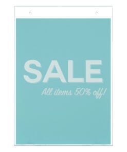 Deflecto Classic Image Wall Mount Sign Holder, Single-Sided, Vertical, 8.5" x 11", Clear (68201), Model:WM-8511-1 8.5" x 11" 15 71X73AnpPkL