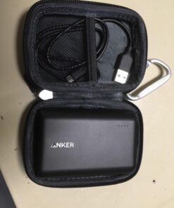 Hermitshell Hard EVA Travel Case Fits Anker PowerCore 10000 10000mAh External Batteries Ultra-Compact Power Bank Black 20 71X7HNjQ1fL