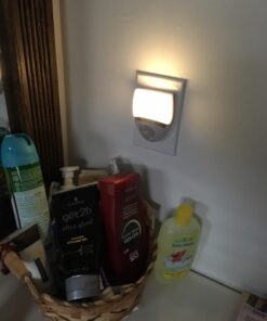 Amerelle Motion Sensor Night Light - LED Plug In Night Light With Sensor That Lights Up When It Auto Detects Motion - Wide 100 Degree Detection Zone - Ideal for Bathroom & Nursery - (73092CC) 1 36 71X7TkRd2kL