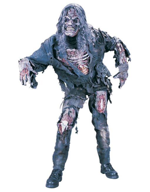 Fun World Men's Complete 3D Zombie Costume One Size Multi