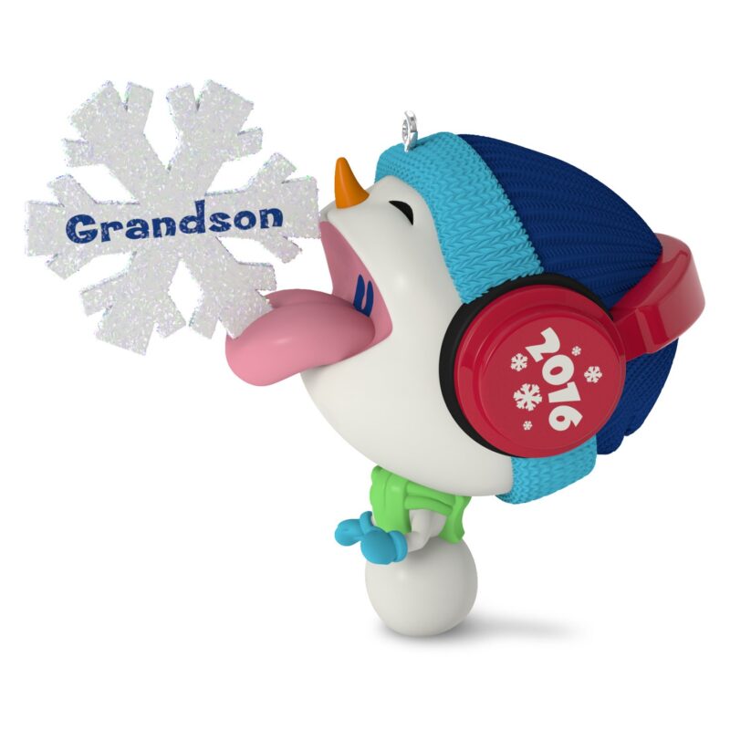Catalog 9 Hallmark Keepsake 2016 "Grandson Dated Holiday Ornament