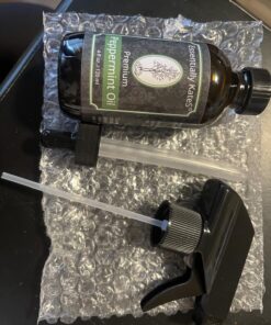 Essentially KateS Peppermint Essential Oil 4 Fl. Oz - Mentha Piperita - 100% Pure Natural and Therapeutic Grade - Diffuser, Skin, Hair, Aromatherapy, Garden and Kitchen Spray 22 71X8n4apv3L