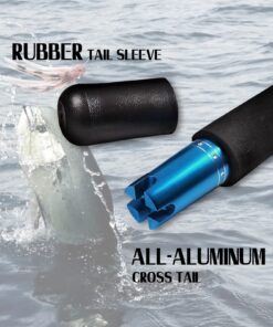 Fiblink Saltwater Graphite Jig Jigging Spinning Fishing Rod Deep Sea Jig Pole 6',Heavy,80-120lbs Spinning-1 Piece 12 71X9CUtR5ML