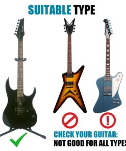 GLEAM Guitar Stand - Adjustable for Electric, Acoustic Guitars and Bass, Guitar Accessories CG-4 24 71X9c9JJ FL