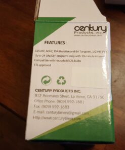 BN-LINK BND-60/U47 Indoor Mini 24-Hour Mechanical Outlet Timer, 3-Prong, 2-Pack White 50 71XAcWNNi1L