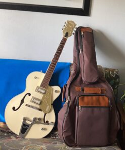 CAHAYA Guitar Bag 40 41 42 Inches 6 Pockets Guitar Case Water Resistent Oxford Cloth 0.5 Inch Extra Thick Sponge Overly Padded for Acoustic Classical Guitar with Anti-theft Pocket CY0150 45 71XAeXn1wDL