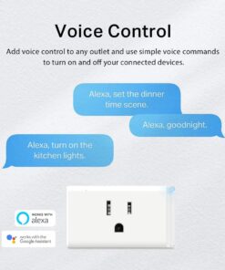 Kasa Smart Plug HS103P4, Smart Home Wi-Fi Outlet Works with Alexa, Echo, Google Home & IFTTT, No Hub Required, Remote Control, 15 Amp, UL Certified, 4-Pack, White Mini 4-Pack 23 71XAqHKJGHL