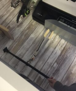 RoomMates RMK9050WP White Distressed Wood Peel and Stick Wallpaper Rustic Wood 73 71XB8h7 bXL