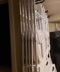 Rubbermaid FastTrack Wall Mounted Storage and Organization System Rail for Home and Garage, Horizontal 48", Holds up to 1,750 pounds, Black, Perfect for Yard Tools/Sports Equipment/Ladders 48" Rail 54 71XBWHmauL