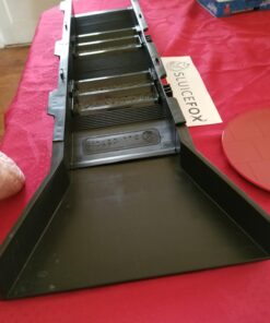 Portable Sluice Box for Gold Mining and Prospecting; Includes Miner's Moss, Hungarian Style riffles, and deep V riffles. Essential Tool for Gold panning Kits Sluice Box and Flare (Black) 23 71XBXHuhT9L