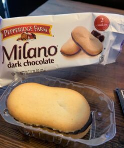 Pepperidge Farm Milano Cookies, Dark Chocolate, 20 Packs, 2 Cookies per Pack Dark Chocolate Tub 0.75 Ounce - 20 Packs, 2 Cookies per Pack 42 71XCBHPfFaL