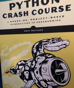 Python Crash Course: A Hands-On, Project-Based Introduction to Programming Paperback 27 71XCQia4nlL