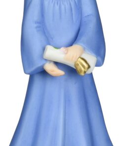 Enesco Growing Up Girls “Blonde Graduate” Porcelain Figurine, 6.25”, Blue, White