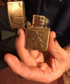 Zippo Eagle Lighters Brushed Brass 39 71XD3U3ZiWL