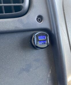 Scosche USBC242M ReVolt Universal Cigarette Lighter Multi Device Compact Dual Port USB Car Charger, Fast Charge Two Devices Simultaneously, Black Dual USB-A 24W 26 71XE0194 HL