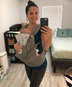 Ergobaby Easy Snug Infant Insert, Grey, Premium Cotton 29 71XE9qxMTiL