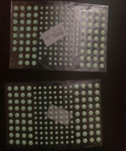 DUOFIRE 3D Domed Glow in The Dark Dots Wall or Ceiling Stickers, Glowing Ultra Bright Dots of 336Pcs,Perfect for Kids Bedding Room or Birthday Gift,Beautiful Wall Decals and Ceiling Decors 3D Domed Dots * 2 sheets Green 35 71XFBmXgEsL