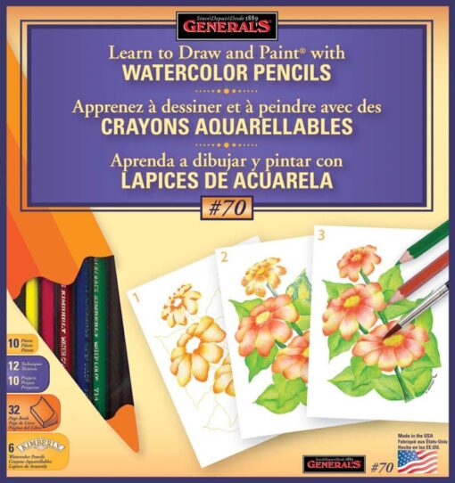 General Pencil Learn Watercolor Pencil Techniques Now Kit