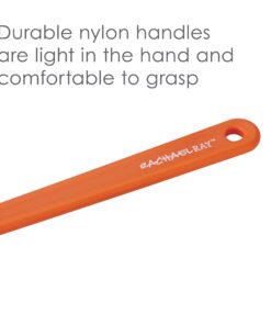 Alternative view of Rachael Ray Tools and Gadgets Solid Spoonulas / Scraping Cooking Utensil Set - 9-1/2-Inch, 10-Inch, and 12-1/2, Blue