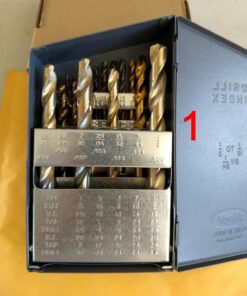 Huot 10550 Drill Bit Index for Jobber Length Sizes 1/16" to 1/2" in 1/64" Increments Original version 22 71XFJKbRnUL
