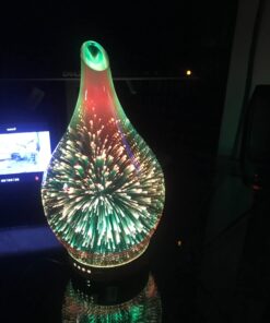 Porseme Oil Diffuser 3D Glass Aromatherapy Ultrasonic Humidifier, Air Refresh Auto Shut-Off, Timer Setting, BPA Free for Home Hotel Yoga Leisure SPA Gift 100ml Last 4H C1-100ml Afantty 26 71XFUfJvo3L