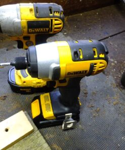 DEWALT 20V MAX Cordless Drill and Impact Driver, Power Tool Combo Kit with 2 Batteries and Charger, Yellow/Black (DCK240C2) Impact Driver/Drill Combo Only 50 71XFW5Bxq2L