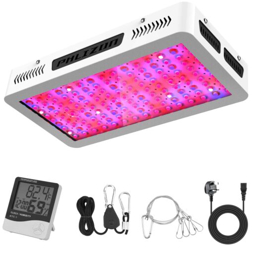 Phlizon 1500W High Power Series Plant LED Grow Light Full Spectrum Grow Lamp for Indoor Plants Greenhouse Growing Led