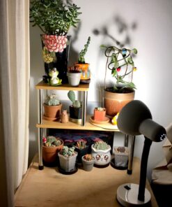 Simple Designs LD1003-WHT Basic Metal Flexible Hose Neck Desk Lamp, White 6.1 x 4.9 x 13.85 1 39 71XG82TKHsL