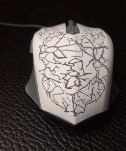 VersionTECH. Wired Gaming Mouse, Computer Mouse Ergonomic Mice with 7 LED Lights RGB Backlit, 6 Programmable Buttons, 4 Adjustable DPI for Laptop PC Gamer Desktop Chromebook Mac Games-White white 36 71XGmXV3KKL