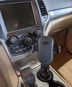 APPS2Car Solid Cup Holder Phone Mount for Car Truck with Quick Extension Long Arm Fast Swivel Adjustable Height 360 Rotatable Low Profile Universal Mobile Mount Compatible with All Cell Phone iPhone Black 30 71XHGutE6dL