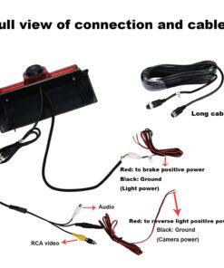 Canying Car Brake Light Backup Camera for Mercedes-Benz Sprinter / VW Crafter Vans LED Light Parking 20 71XHgsRCIYL