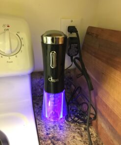 Ozeri Nouveaux Electric Removable Free Foil Cutter Wine Opener, Black 15 71XIJClrwL