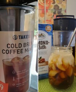 Takeya Cold Brew Coffee Maker with Black Lid Pitcher, 1 qt 38 71XIRKFzXFL