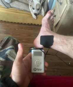 iReliev TENS + EMS Combination Unit Muscle Stimulator for Pain Relief & Arthritis & Muscle Strength - Treats Tired and Sore Muscles in Your Shoulders, Back, Ab's, Legs, Knee's and More 28 71XITHX6FnL