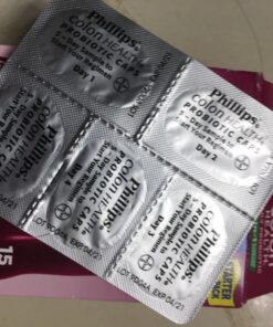 Phillips' Colon Health Daily Probiotic Capsules, 4-in-1 Symptom Defense to help defend against Occasional Gas, Bloating, Constipation, and Diarrhea, Daily Supplement, 60 Count 16 71XIbAHv6QL