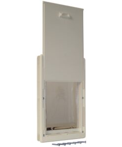 Ideal Pet Products Original Pet Door with Telescoping Frame, Extra-Large, 10.5" x 15" Flap Size 28 71XJXzDVnL