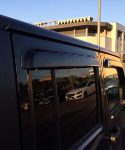 Rugged Ridge | Window Rain Deflectors | 11351.12 | Fits 2007-2018 Jeep Wrangler JKU 4-Door 33 71XJb3wk7cL