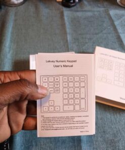 Bluetooth Number Pad, Lekvey Aluminum Rechargeable Wireless Numeric Keypad Slim 34-Keys External Numpad Keyboard Data Entry Compatible for Macbook, MacBook Air/Pro, iMac Windows Laptop Surface Pro etc Bluetooth - Black 39 71XK2P0VSZL