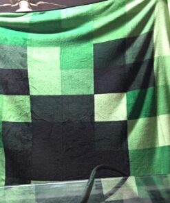 Jay Franco Mojang Minecraft Creeper Plush Throw Blanket 8 71XKemnazmL