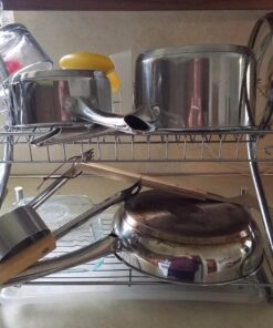 Better Chef 16-inch H Dish Rack, Chrome-Plated (93575780M) S-Shape 26 71XKeuFEqkL