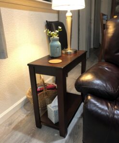 Crown Mark Pierce Chairside Table, Espresso 59 71XLSrIKtyL