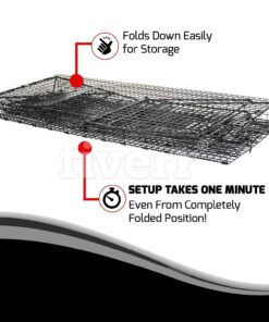 Humane Way 914050 Heavy Duty Live X-Large Dog Trap, X 50"x19"x24 15 71XMPygWHpL