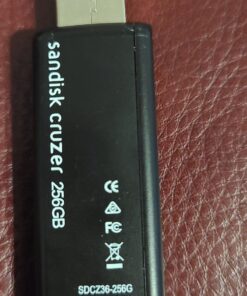 SanDisk 256GB Cruzer USB 2.0 Flash Drive - SDCZ36-256G-B35, Black Standard Packaging 14 71XMQsIfsL