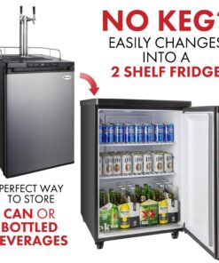 Kegco MDK-309SS-01 Keg Dispenser, Stainless Steel, 2 Tap 19 71XMlzJoEdL