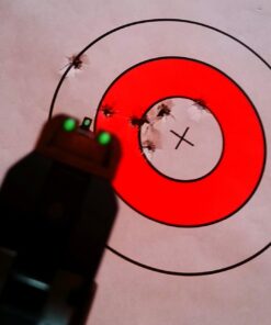 TRUGLO TFO Tritium & Fiber-Optic Sight Durable Snag-Resistant Glowing Night Sight, Compatible with Kimber 1911 Models with Fixed Rear Sight (Excluding Micro Series) Green Rear Sight 35 71XMsH3DyL