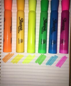 Sharpie Accent Tank-Style Highlighters, 6 Colored Highlighters (25076) 25 71XMzJLaL1L
