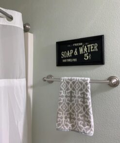 Vintage Bath Advertising Wall Art | Americana Collection | Bathroom Laundry Room Decor | 7 1/2 x 14 Inch 38 71XN5b9rRPL